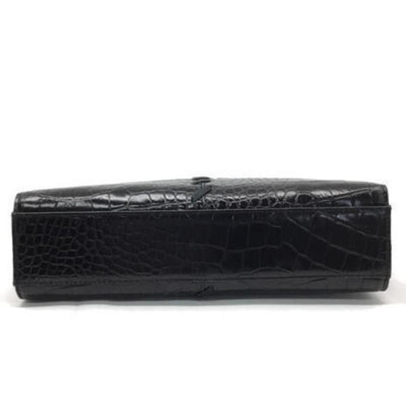 Yves Saint Laurent Crocodile Handbag Black - Picture 11 of 16